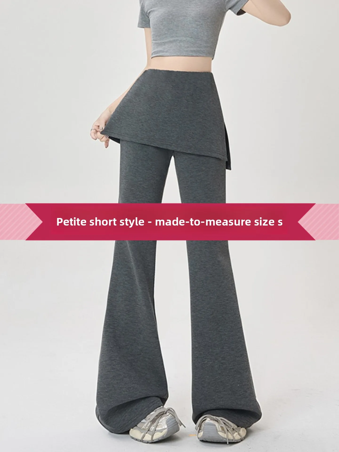 Женские повседневные брюки для йоги с высокой талией, расклешенные, имитация двухслойности, осенне-зимние, удобные, дышащие
Женские повседневные брюки для йоги с высокой талией, расклешенные, имитация двухслойности, осенне-зимние, удобные, дышащие