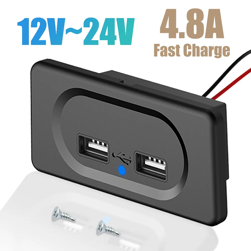 Dual Fast Charging 3.0 12V Socket USB Charger and PD Type-C (USB C) USB Car Charger Waterproof Power Socket Adapter
Dual Fast Charging 3.0 12V Socket USB Charger and PD Type-C (USB C) USB Car Charger Waterproof Power Socket Adapter