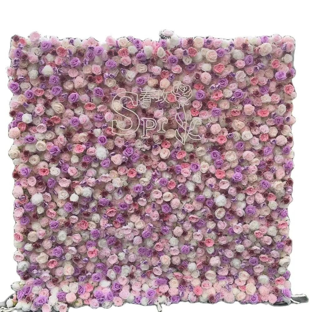 SPR High Quality purple Artificial Flower Wall Silk Rose Wall Panels For Wedding backdrop
SPR High Quality purple Artificial Flower Wall Silk Rose Wall Panels For Wedding backdrop
