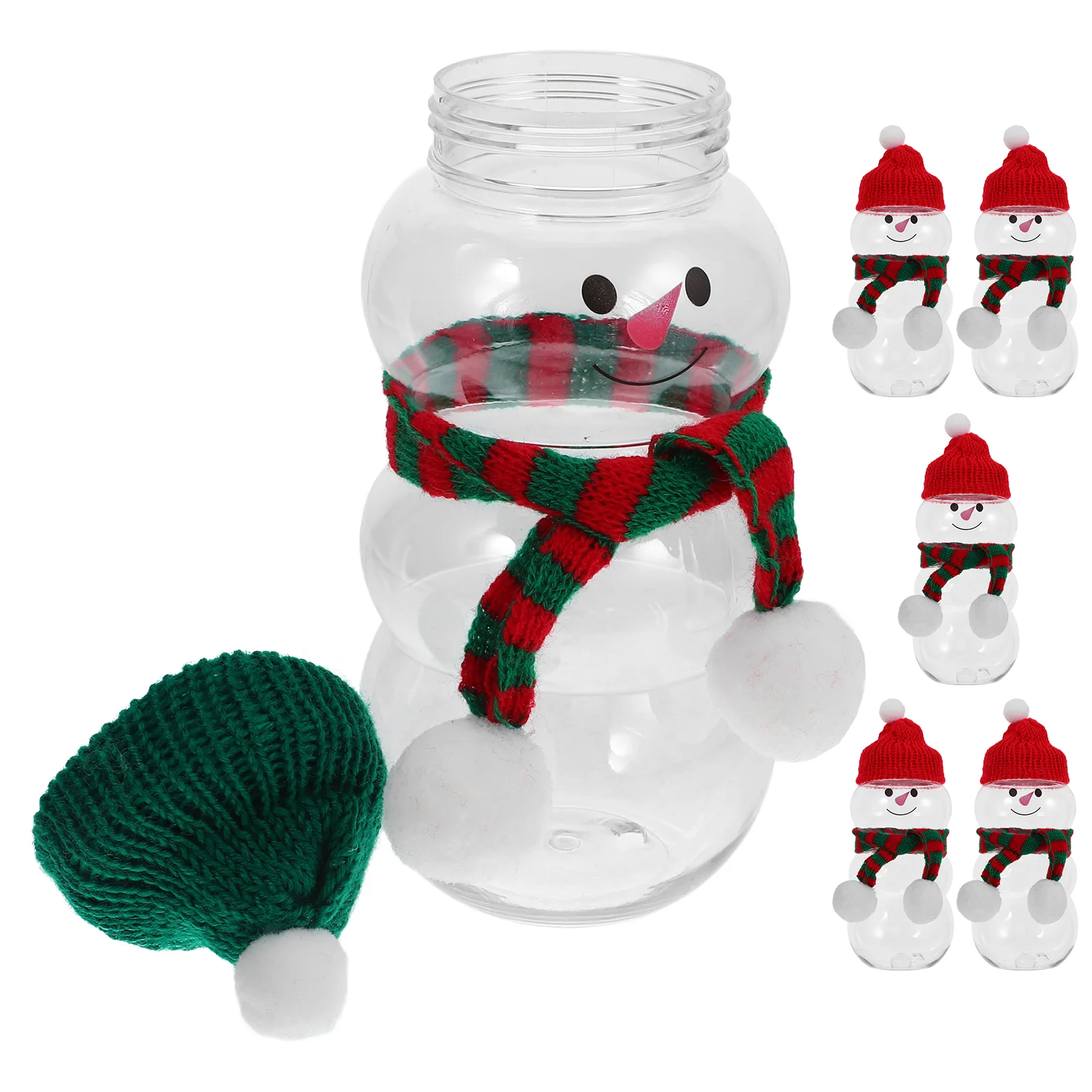 6 Sets Snowman Milk Tea Bottle Storage Container with Cover Empty Beverage Bottles
6 Sets Snowman Milk Tea Bottle Storage Container with Cover Empty Beverage Bottles