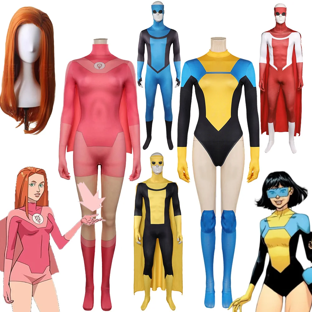 Atom Eve Mark Grayson Cosplay Women Men Costume Invincible Fantasia Woman Halloween Carnival Cloth For Female Disguise Dress Up
Atom Eve Mark Grayson Cosplay Women Men Costume Invincible Fantasia Woman Halloween Carnival Cloth For Female Disguise Dress Up
