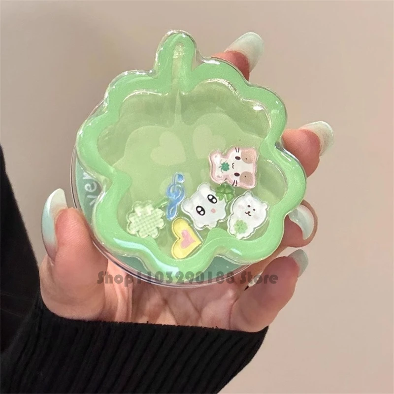 Корейский милый зыбучий песок Shake Lucky Clover, магнитный держатель, ручка Tok Griptok, подставка для телефона, поддержка для iPhone Magsafe Smart Tok
Корейский милый зыбучий песок Shake Lucky Clover, магнитный держатель, ручка Tok Griptok, подставка для телефона, поддержка для iPhone Magsafe Smart Tok