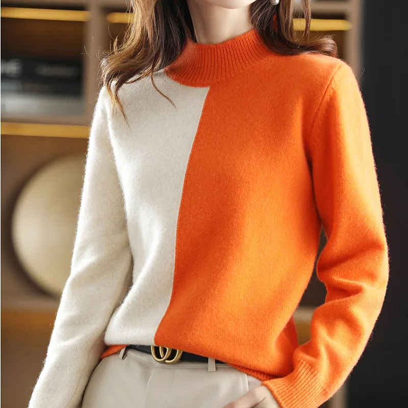 SZDY Women's Sweater 2024 Autumn Winter New Warm Jumper 100% Pure Wool Knitted Pullover Female Cashmere Casual Long Sleeve Tops
SZDY Women's Sweater 2024 Autumn Winter New Warm Jumper 100% Pure Wool Knitted Pullover Female Cashmere Casual Long Sleeve Tops