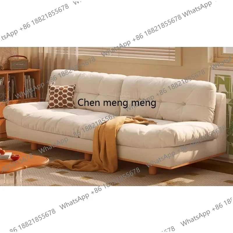 Japanese Cloud Sofa Solid Wood Living Room Minimalist Cream Color Removable Washable Nordic Designer Comfort Bedroom
Japanese Cloud Sofa Solid Wood Living Room Minimalist Cream Color Removable Washable Nordic Designer Comfort Bedroom