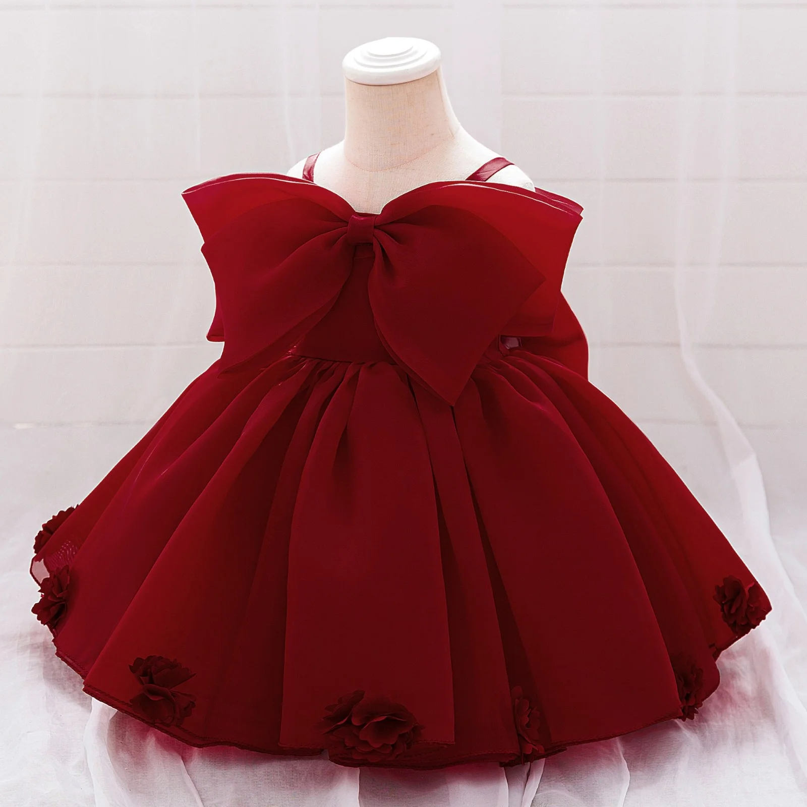 Big Bow Party Baptism Baby Girl Dress Toddler Flower Wedding Bridesmaids Dress For Girls Elegant 1st Birthday Prom Costumes
Big Bow Party Baptism Baby Girl Dress Toddler Flower Wedding Bridesmaids Dress For Girls Elegant 1st Birthday Prom Costumes