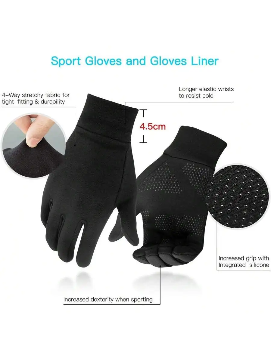 Lightweight Sport Gloves With Silicone Grip And Elastic Wrist For Running Cycling Biking Driving
Lightweight Sport Gloves With Silicone Grip And Elastic Wrist For Running Cycling Biking Driving
