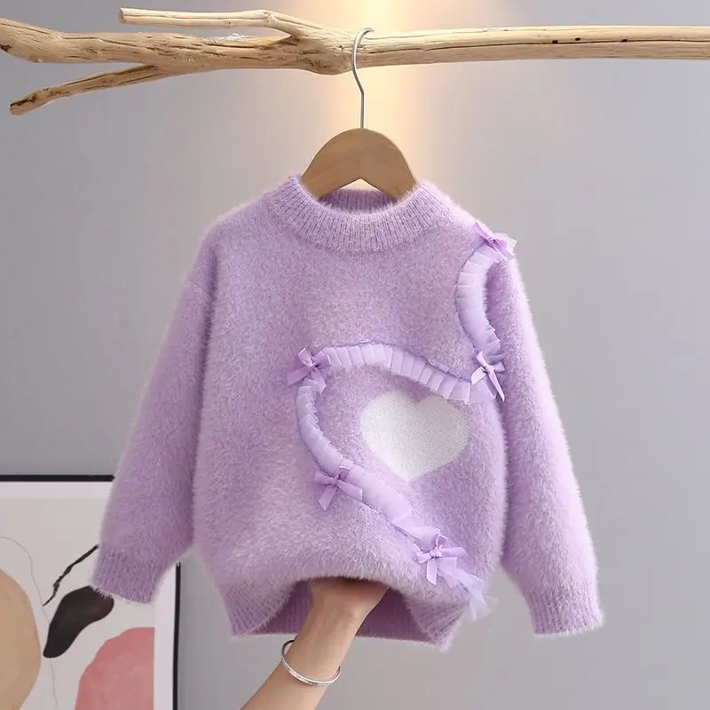 Girls 2025 New Autumn Winter Round Neck Knit Sweater Princess Style Long Sleeve Base Layer Top for Small Medium Kids Fashion
Girls 2025 New Autumn Winter Round Neck Knit Sweater Princess Style Long Sleeve Base Layer Top for Small Medium Kids Fashion