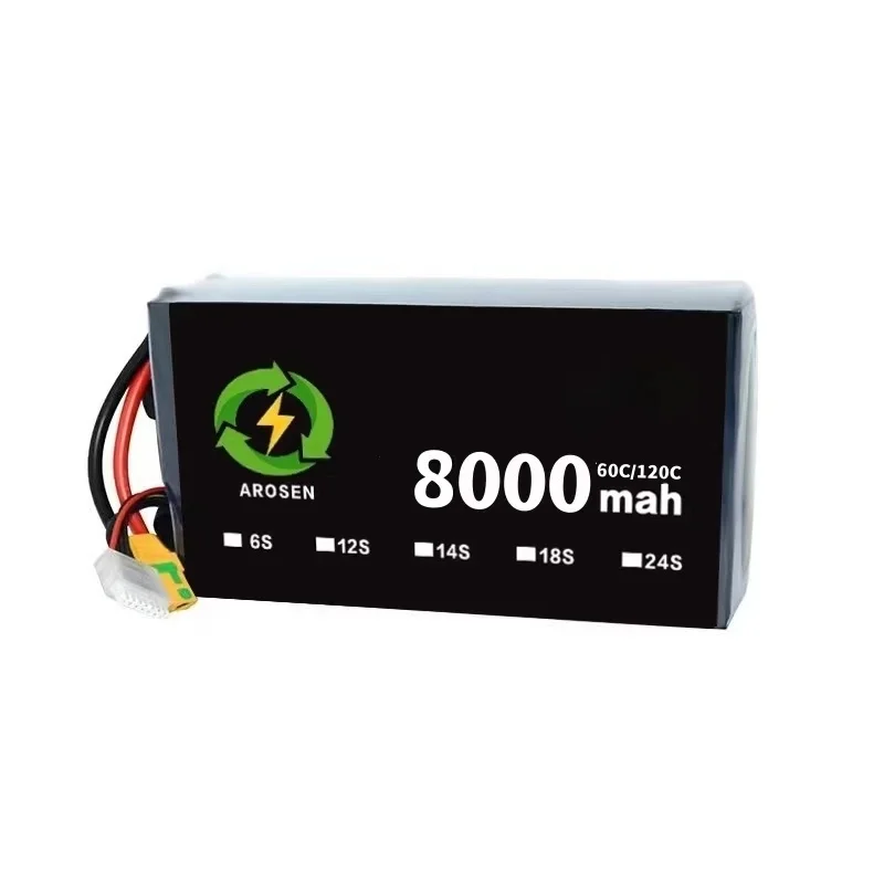 6S 8000 мАч 20C-60C 222 Втч/кг (аккумуляторные элементы EEVE 21700 40PL) Дрон/БПЛА
6S 8000 мАч 20C-60C 222 Втч/кг (аккумуляторные элементы EEVE 21700 40PL) Дрон/БПЛА