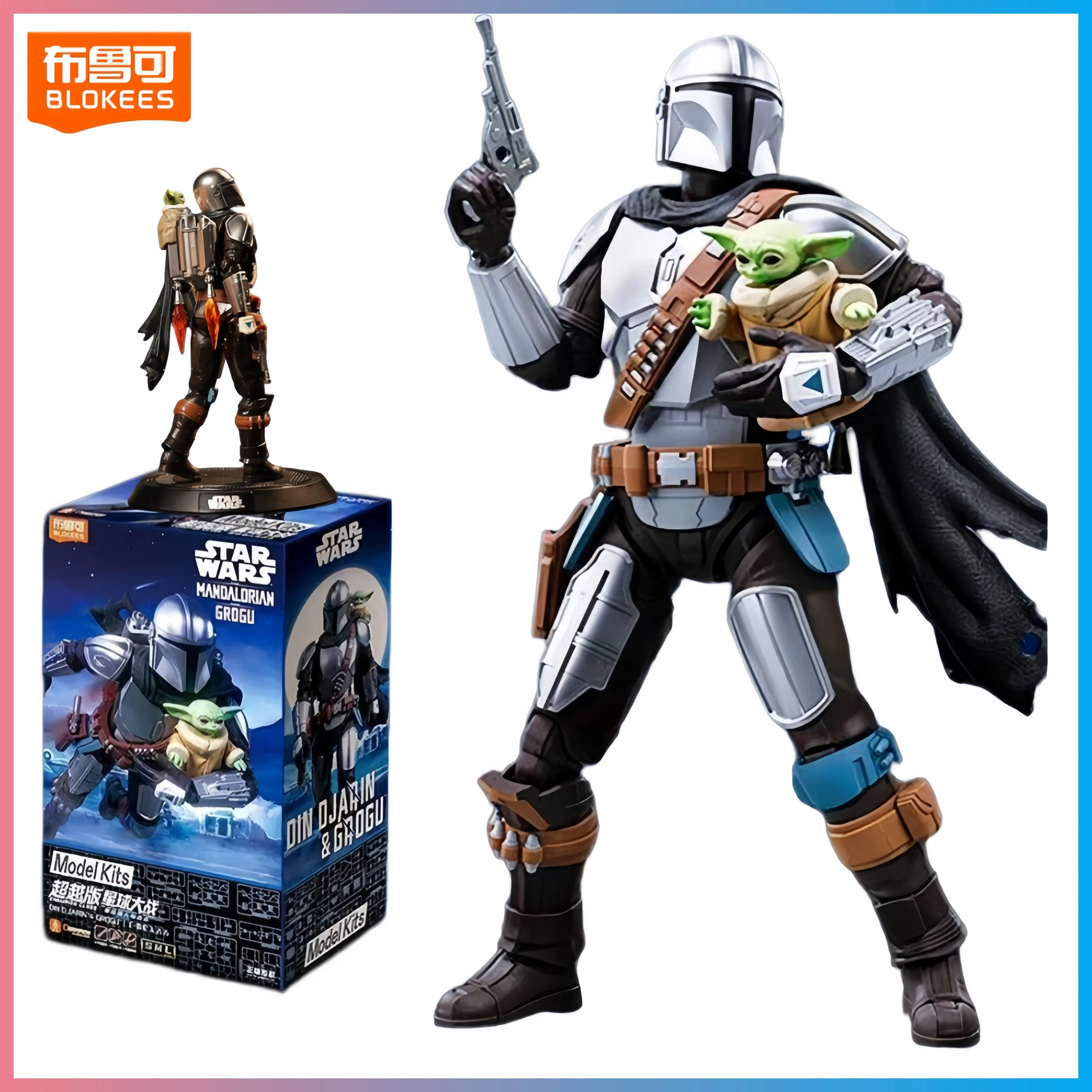 NEW Blokees Star Wars Mandalorian & Grogu Champion Class Din Djarin Bo-Katan Kryze Luke Action Figure Assembled Toys Gift Model
NEW Blokees Star Wars Mandalorian & Grogu Champion Class Din Djarin Bo-Katan Kryze Luke Action Figure Assembled Toys Gift Model