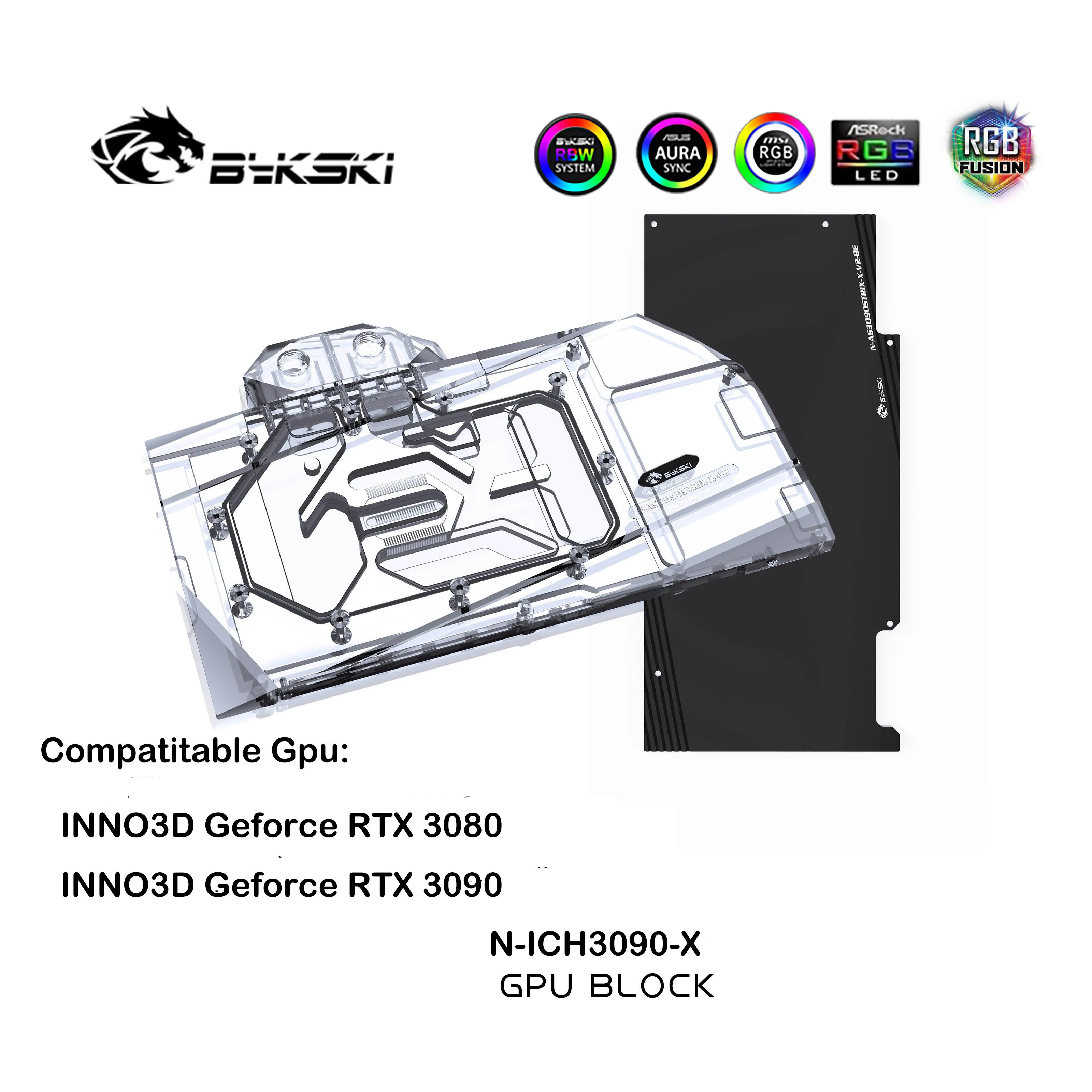 Блок водяного охлаждения для видеокарты INNO3D RTX 3090 3080 ICHILL, 5 В, 3 контакта/12 В, 4 контакта
Блок водяного охлаждения для видеокарты INNO3D RTX 3090 3080 ICHILL, 5 В, 3 контакта/12 В, 4 контакта
