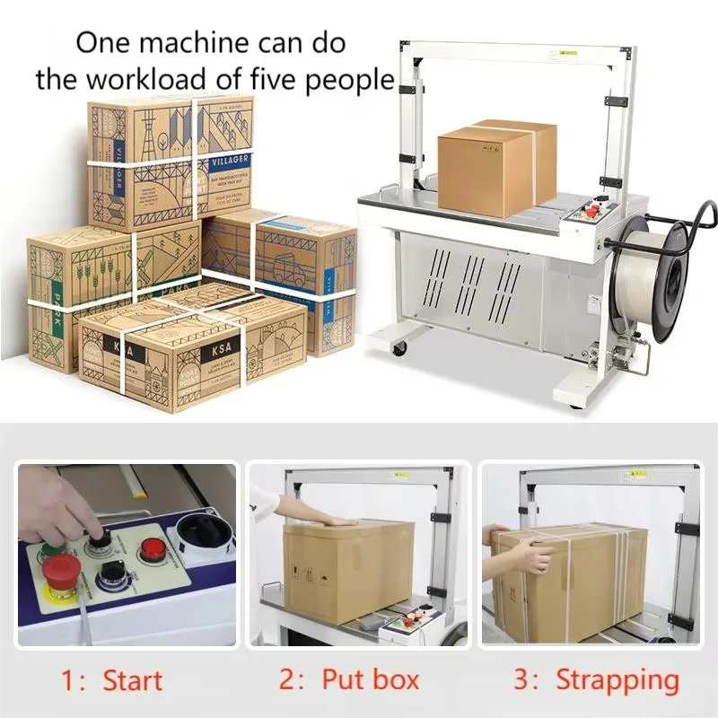 Arch Automatic Strapping Machine Carton Box pp Band Tape Wrapping Strapping Machine
Arch Automatic Strapping Machine Carton Box pp Band Tape Wrapping Strapping Machine