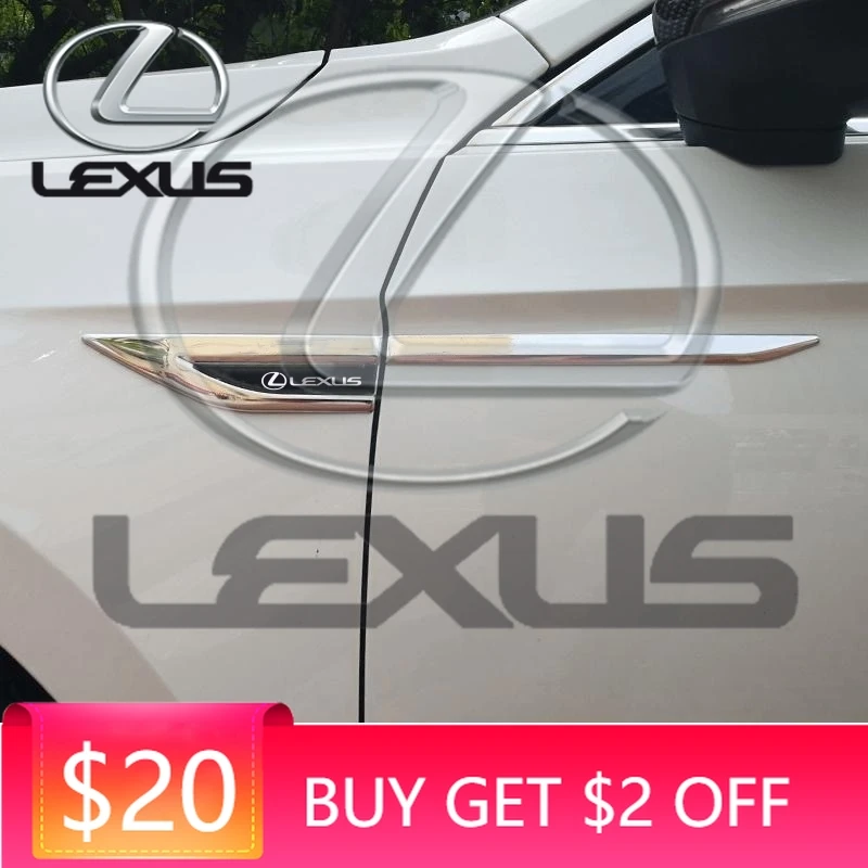 Emblems 2Pcs Car Fender Metal Badge Sticker Decorative Decals For Lexus F SPORT LBX NX RX 350h 450h Plug-in Hybrid ES UX 300e GS
Emblems 2Pcs Car Fender Metal Badge Sticker Decorative Decals For Lexus F SPORT LBX NX RX 350h 450h Plug-in Hybrid ES UX 300e GS