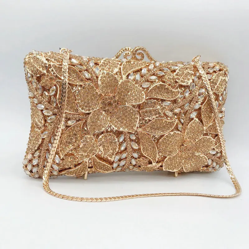Luxury Evening Bags Gold/Silver Chain Shoulder Bags for Women Handbags Stones Day Clutches Diamonds Metal Ladies Clutch Handbags
Luxury Evening Bags Gold/Silver Chain Shoulder Bags for Women Handbags Stones Day Clutches Diamonds Metal Ladies Clutch Handbags