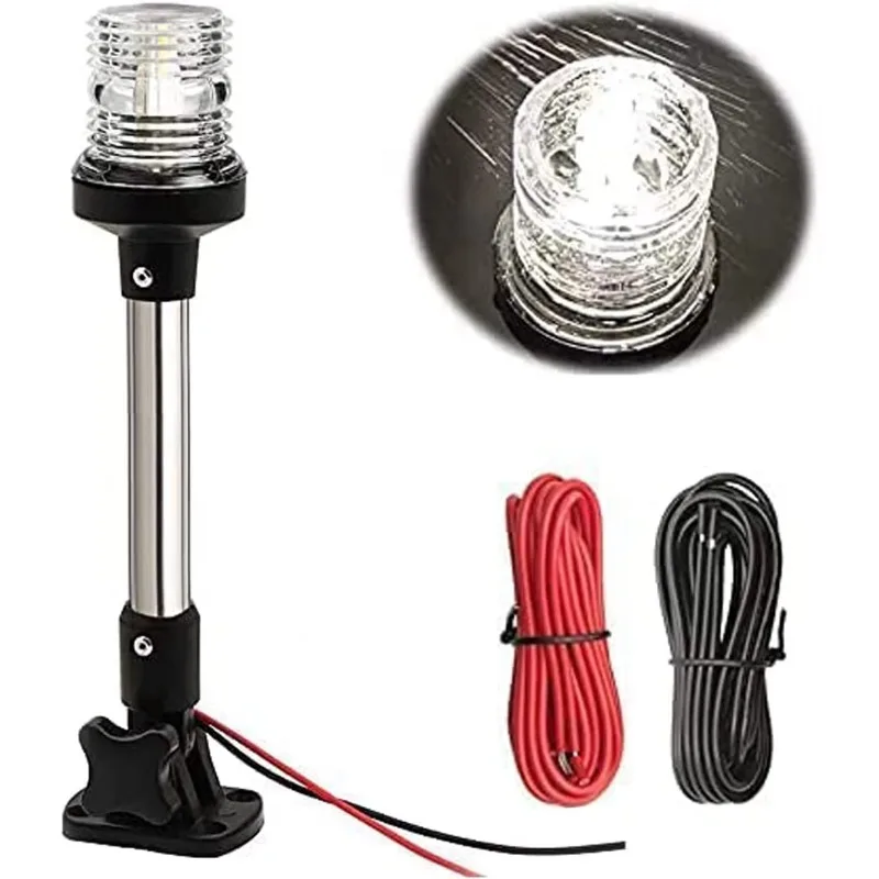 White LED folding stern navigation light around 360 degrees White LED 12-24V
White LED folding stern navigation light around 360 degrees White LED 12-24V