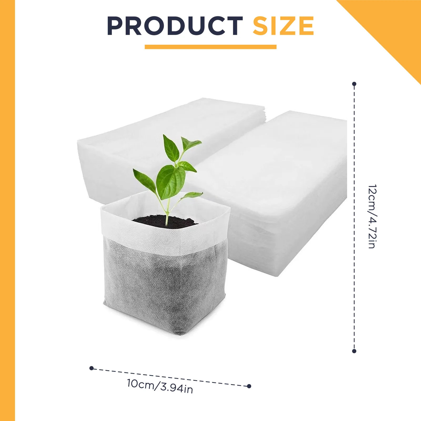 100pcs Planting Bag Non Woven Thickened Breeding Bag For Fruits Vegetables Flower Plant Disposable Insect Proof Planting Bag
100pcs Planting Bag Non Woven Thickened Breeding Bag For Fruits Vegetables Flower Plant Disposable Insect Proof Planting Bag