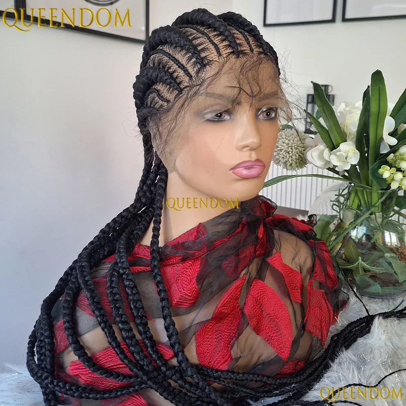 36" Synthetic Lace Front Wigs for Women Cornrow Braids Wig Knotless Box Braiding Hair Wigs
36" Synthetic Lace Front Wigs for Women Cornrow Braids Wig Knotless Box Braiding Hair Wigs