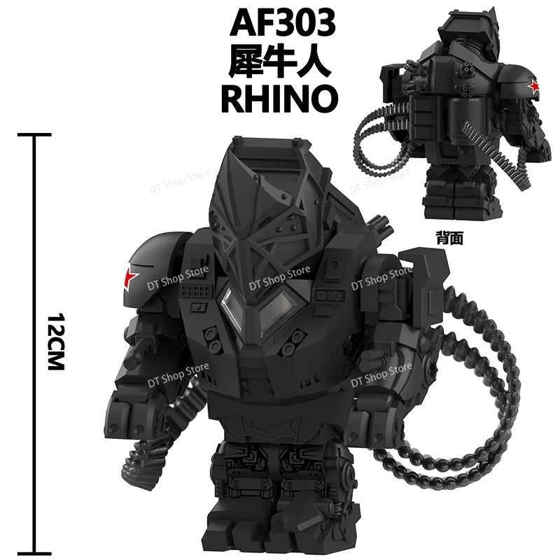 AF303 Movie Series Rhino Assembly Building Blocks Action Figures Bricks MOC Puzzle Children's Toys Christmas gifts Juguetes
AF303 Movie Series Rhino Assembly Building Blocks Action Figures Bricks MOC Puzzle Children's Toys Christmas gifts Juguetes