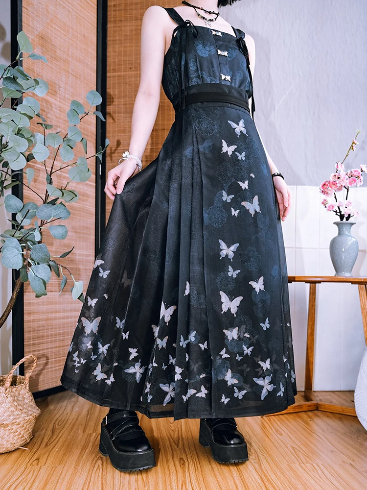 New Chinese Style National Style Han Elements Chiffon Printing Hanfu Horse-face Skirt Retro Ink Gradient Skirt
New Chinese Style National Style Han Elements Chiffon Printing Hanfu Horse-face Skirt Retro Ink Gradient Skirt