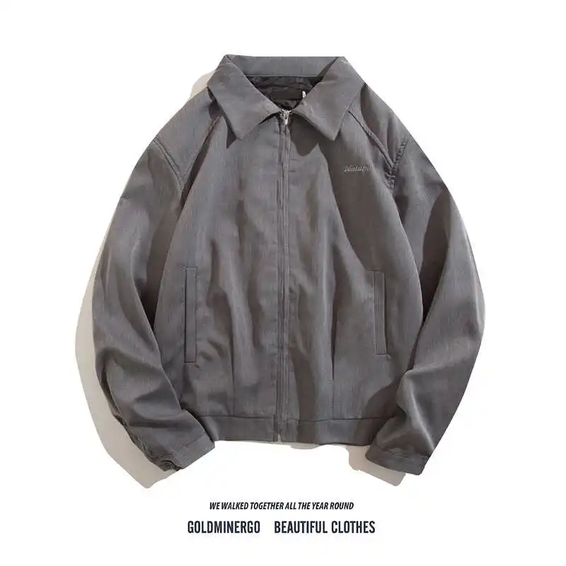 Мужская модная высококачественная куртка-жакет в японском стиле с мягкой подкладкой, свободного кроя, с вышивкой в виде букв, для весны и осени...
Мужская модная высококачественная куртка-жакет в японском стиле с мягкой подкладкой, свободного кроя, с вышивкой в виде букв, для весны и осени...