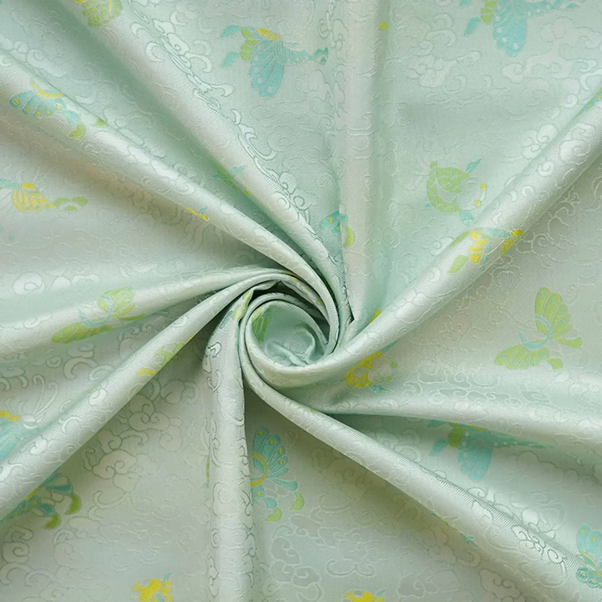 Woven Green Butterfly Jacquard Fabric Simple Style Women's Dress Vest Bag Decorative Sewing Fabric
Woven Green Butterfly Jacquard Fabric Simple Style Women's Dress Vest Bag Decorative Sewing Fabric