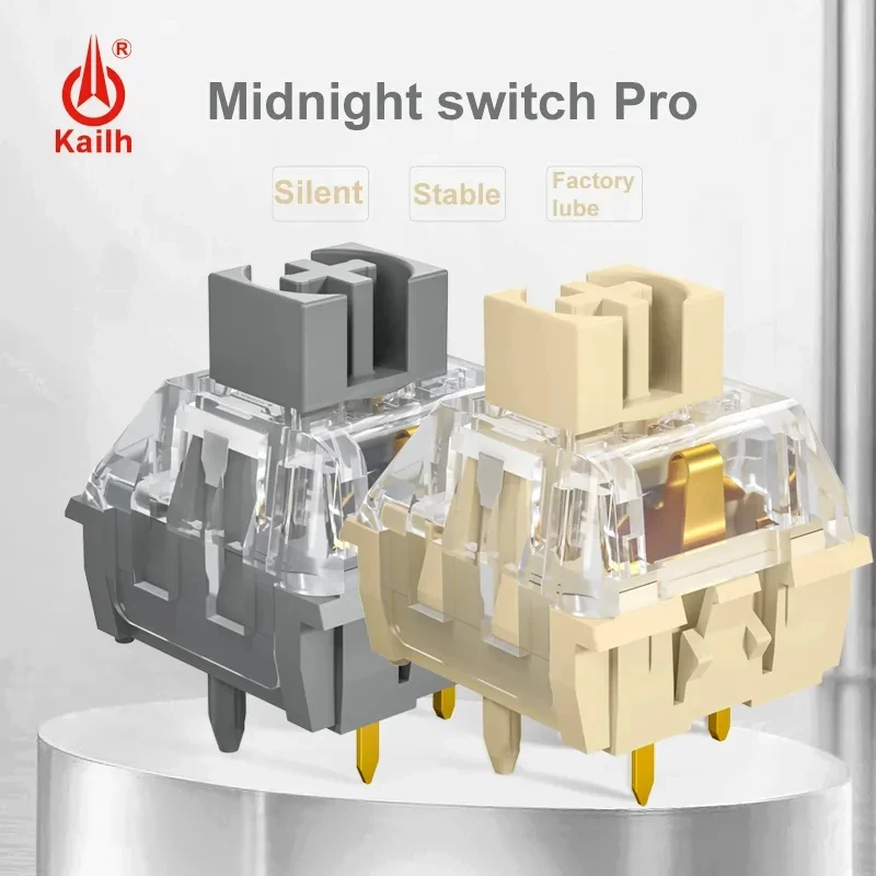 Kailh MX Silent Mechanical Keyboard Switch 5Pin SMD MX Linear/Touch Midnight Switch Pro
Kailh MX Silent Mechanical Keyboard Switch 5Pin SMD MX Linear/Touch Midnight Switch Pro