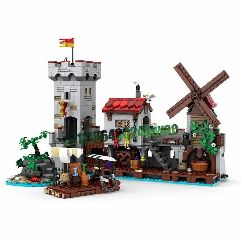 1254Parts Medieval Seaside Market MOC Modular Castle Model Custom Puzzle Architecture DIY Assembly Educational Blocks Toy Gift
1254Parts Medieval Seaside Market MOC Modular Castle Model Custom Puzzle Architecture DIY Assembly Educational Blocks Toy Gift