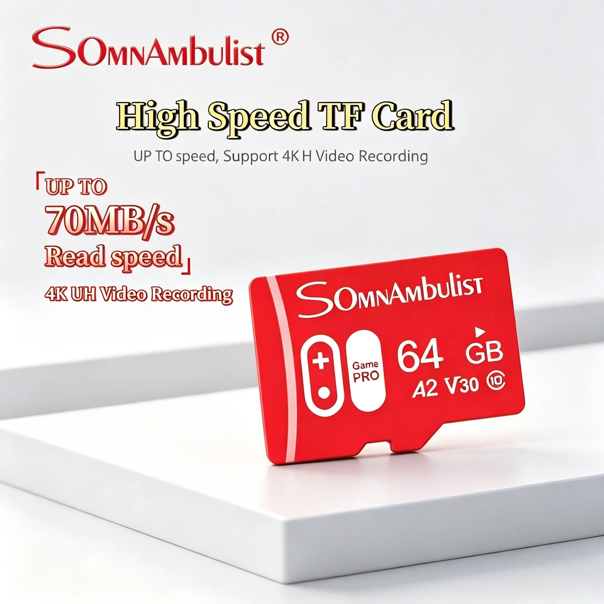 SomnAmbuList Micro TF SD Card 32GB 64GB High Speed Class 10 Real Capacity 128GB Mini SD Memory Card TF Card for Smartphone Ultra
SomnAmbuList Micro TF SD Card 32GB 64GB High Speed Class 10 Real Capacity 128GB Mini SD Memory Card TF Card for Smartphone Ultra