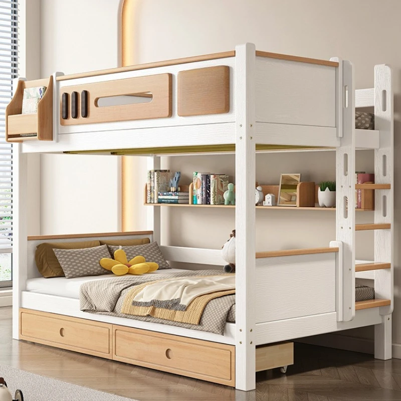 Full solid wood bunk bunk bed, same width up and down, parallel bed, high and low , two-layer children's , mother
Full solid wood bunk bunk bed, same width up and down, parallel bed, high and low , two-layer children's , mother