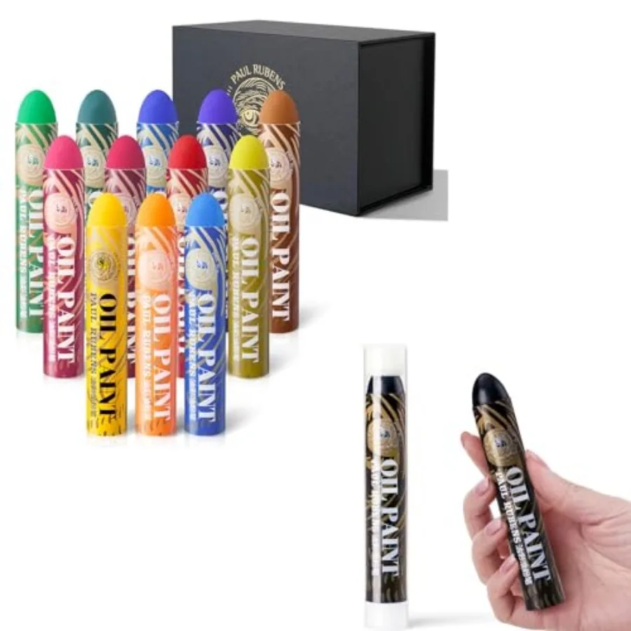 12 Vibrant Colors Extra Large Oil Pastels Set B 60g Extra Large Black Oil Pastels Set Pack of 2
12 Vibrant Colors Extra Large Oil Pastels Set B 60g Extra Large Black Oil Pastels Set Pack of 2