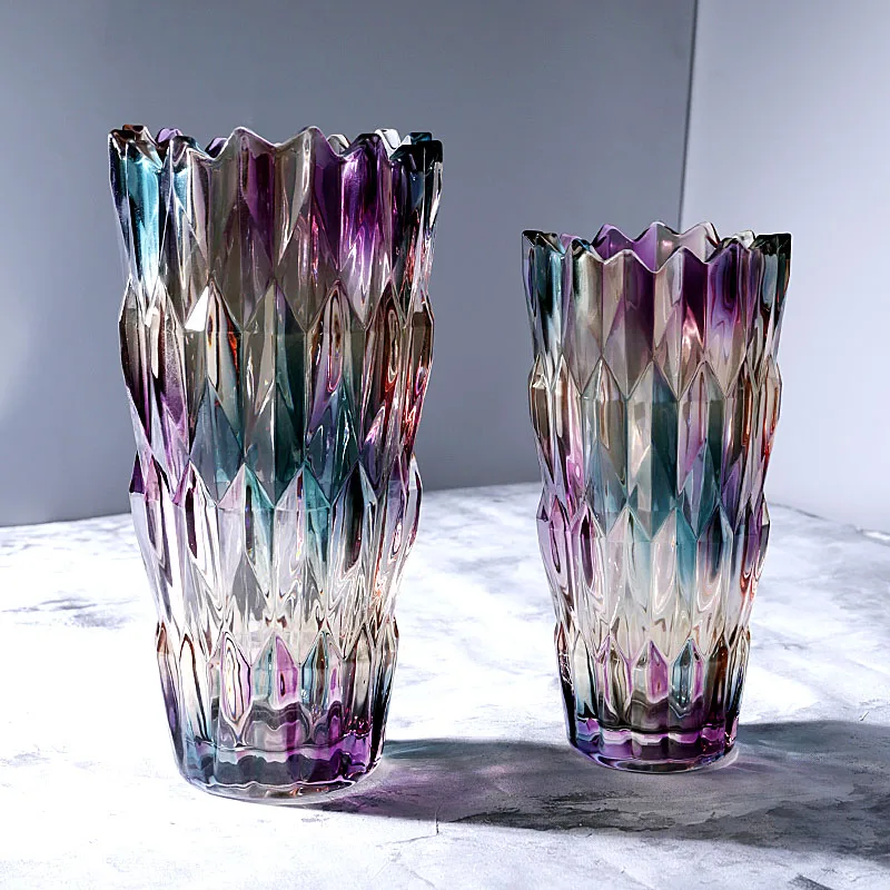 European Style Home Decoration Crystal Glass Vase Modern Bedroom Living Room Decoration Vase Flower Arrangement Vase
European Style Home Decoration Crystal Glass Vase Modern Bedroom Living Room Decoration Vase Flower Arrangement Vase