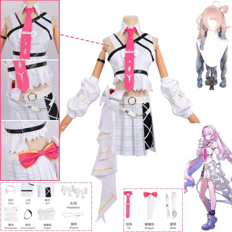 Solar5 Birthday Party Danya Cosplay Idol Style Costume Crop Top Pink Tie Wig Props Set for Stage Performance Wuthering Waves
Solar5 Birthday Party Danya Cosplay Idol Style Costume Crop Top Pink Tie Wig Props Set for Stage Performance Wuthering Waves