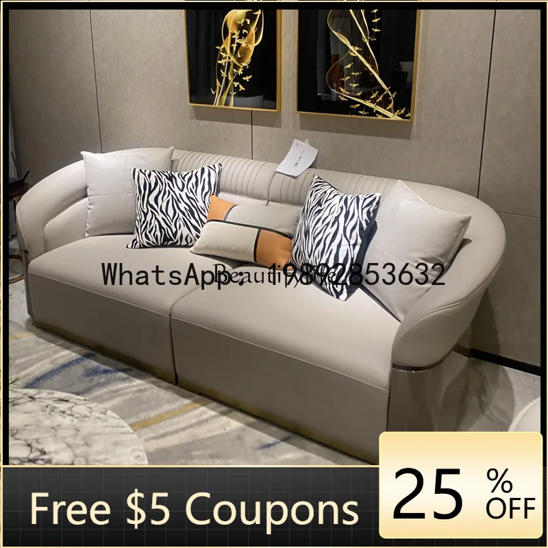 Z1 Light Luxury Genuine Leather Sofa Villa Living Room Large and Small Suite Combination
Z1 Light Luxury Genuine Leather Sofa Villa Living Room Large and Small Suite Combination