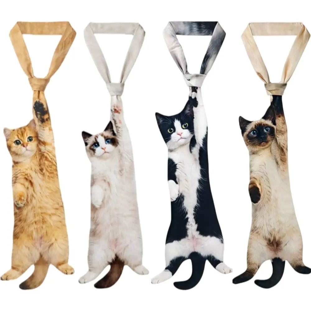 3D Cat Cat-shaped Unisex's Tie Novelty Lifelike Kitten Necktie Animal Pattern Satin Fabric Creative Neck Tie For Party Wedding
3D Cat Cat-shaped Unisex's Tie Novelty Lifelike Kitten Necktie Animal Pattern Satin Fabric Creative Neck Tie For Party Wedding
