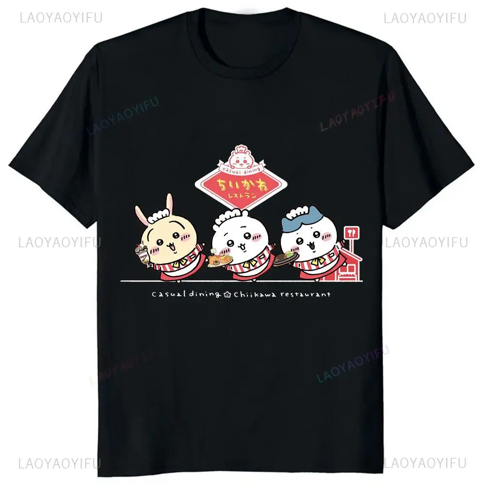 Fun New Anime Chikawas Short Sleeve Cartoon Cute Men and Women Casual Trend T-shirt Top Couple Style
Fun New Anime Chikawas Short Sleeve Cartoon Cute Men and Women Casual Trend T-shirt Top Couple Style