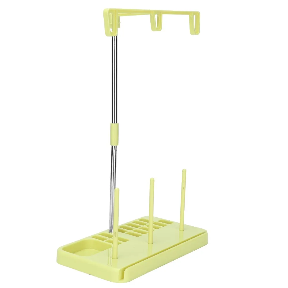 Sewing Tools Removable Thread Rack 3 Spools Yellow Thread Holder Stand Blue Light Spools Rack Holder Household Sewing