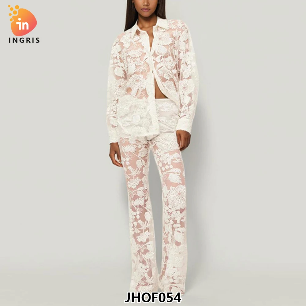 New Style Printed Long Sleeve Shirt High Waist Lace Trousers Two Piece Pants and Top 2 Piece Set Women-JHOF054
New Style Printed Long Sleeve Shirt High Waist Lace Trousers Two Piece Pants and Top 2 Piece Set Women-JHOF054