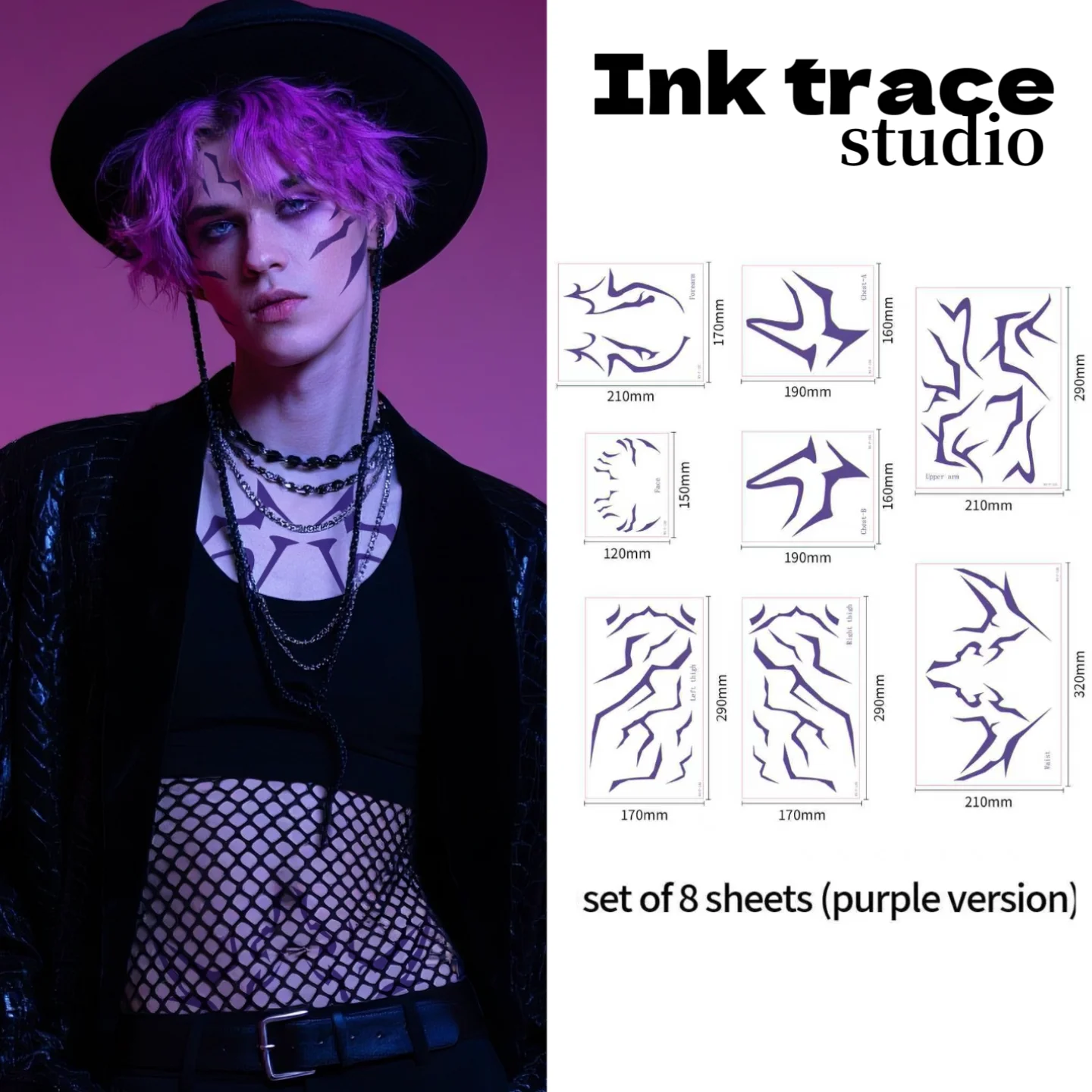 8 шт. Hunter's Witch Team косплей аниме наклейки для лица KPOP фиолетовые татуировки наклейки для рождественской вечеринки аксессуары
8 шт. Hunter's Witch Team косплей аниме наклейки для лица KPOP фиолетовые татуировки наклейки для рождественской вечеринки аксессуары