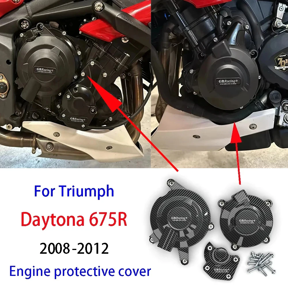 Motorcycles Engine cover Protection case for case GB Racing For Triumph Daytona 675R 2008-2012 & Street Triple R 2011-2016
Motorcycles Engine cover Protection case for case GB Racing For Triumph Daytona 675R 2008-2012 & Street Triple R 2011-2016