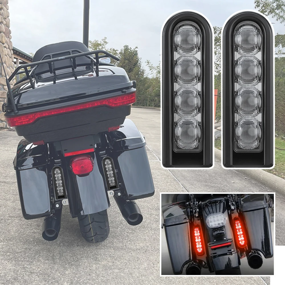 Rear Saddlebag Filler Insert LED Brake Light For Harley FLHT FLHTCU FLHTCUI FLHTCUL FLHTK FLHTKL FLTRK FLTRXST FLHR FLHRI FLHXST
Rear Saddlebag Filler Insert LED Brake Light For Harley FLHT FLHTCU FLHTCUI FLHTCUL FLHTK FLHTKL FLTRK FLTRXST FLHR FLHRI FLHXST
