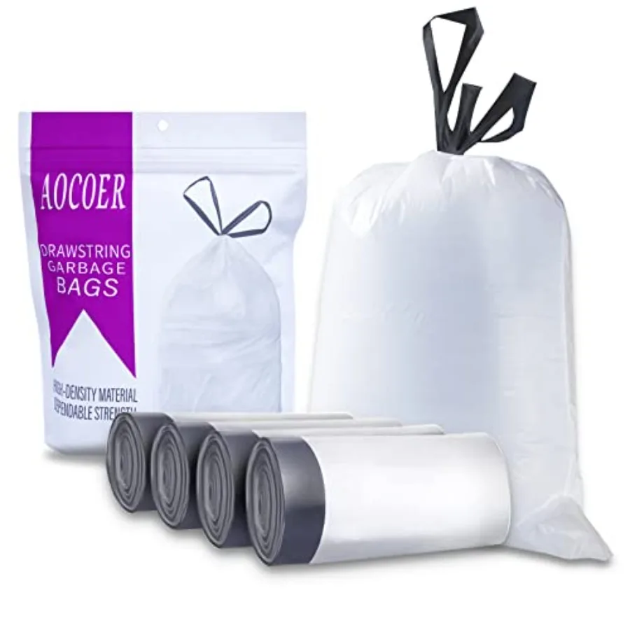 8 Gallon Drawstring Trash Bag, Small Garbage Bags
8 Gallon Drawstring Trash Bag, Small Garbage Bags