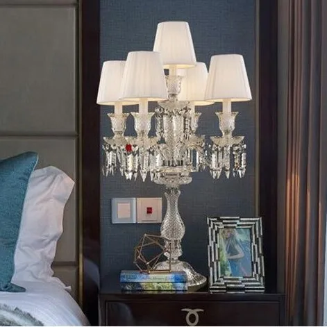 European living room crystal table lamp Italian villa dining room table lamp light luxury romantic warm hotel hotel bedside lamp
European living room crystal table lamp Italian villa dining room table lamp light luxury romantic warm hotel hotel bedside lamp