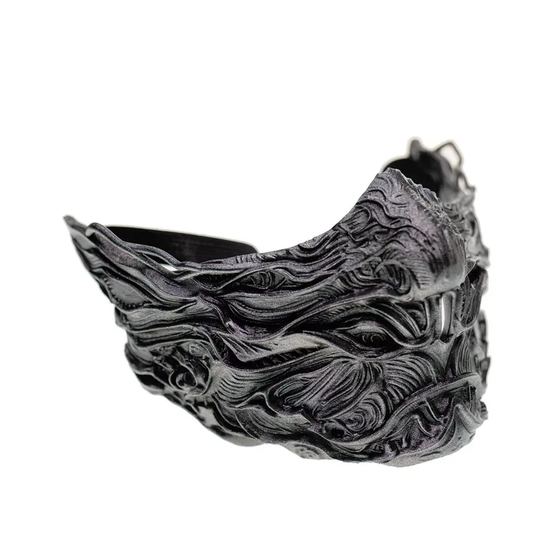Veil Of Shadows Yan An Cosplay Mask Half Face Decorative Ancient-style Mask Props Halloween
Veil Of Shadows Yan An Cosplay Mask Half Face Decorative Ancient-style Mask Props Halloween