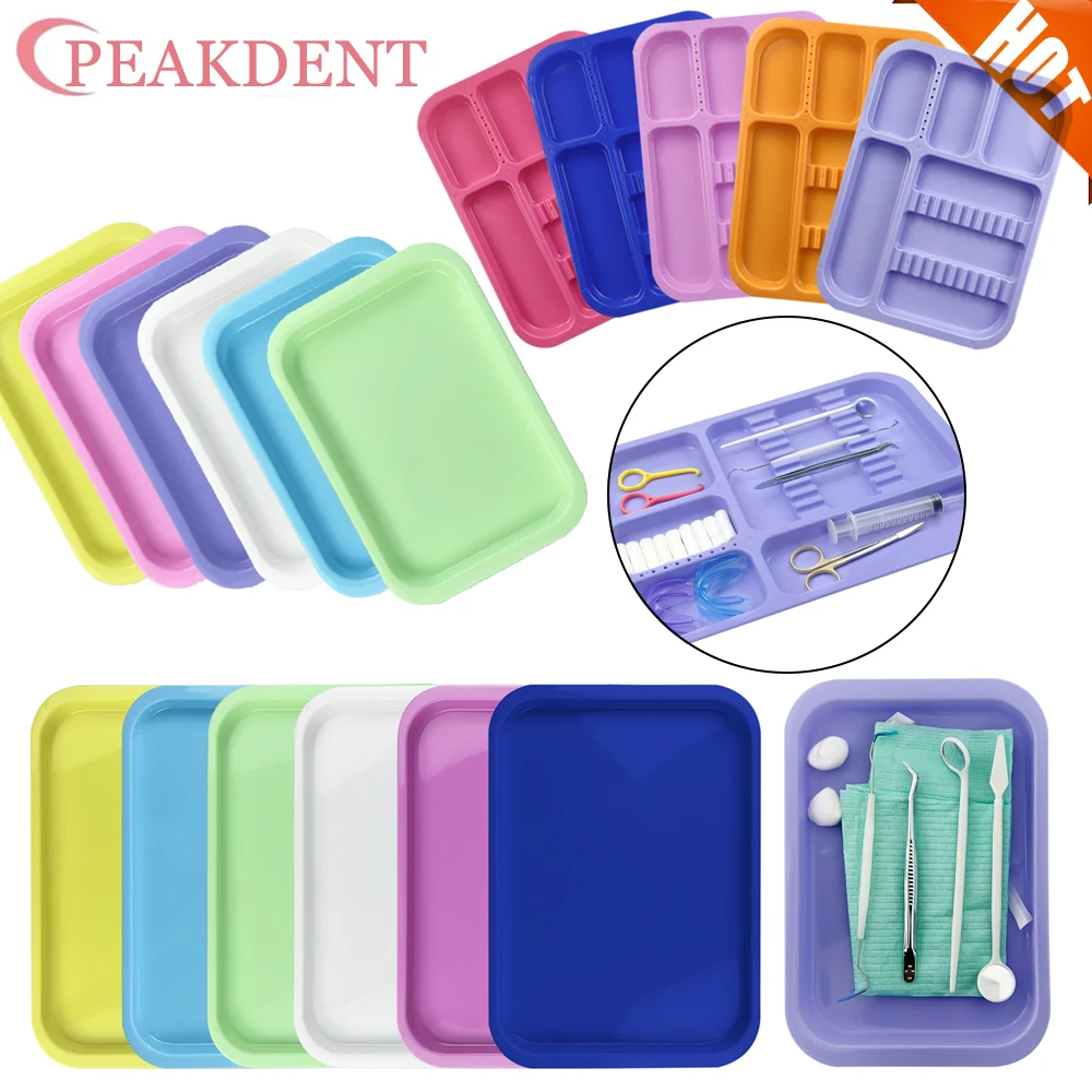 1pcs Dental Instruments Trays Dental Plastic Trays Colorful Plastic Autoclable Odontologia Separators Tray Divided Placement Box
1pcs Dental Instruments Trays Dental Plastic Trays Colorful Plastic Autoclable Odontologia Separators Tray Divided Placement Box