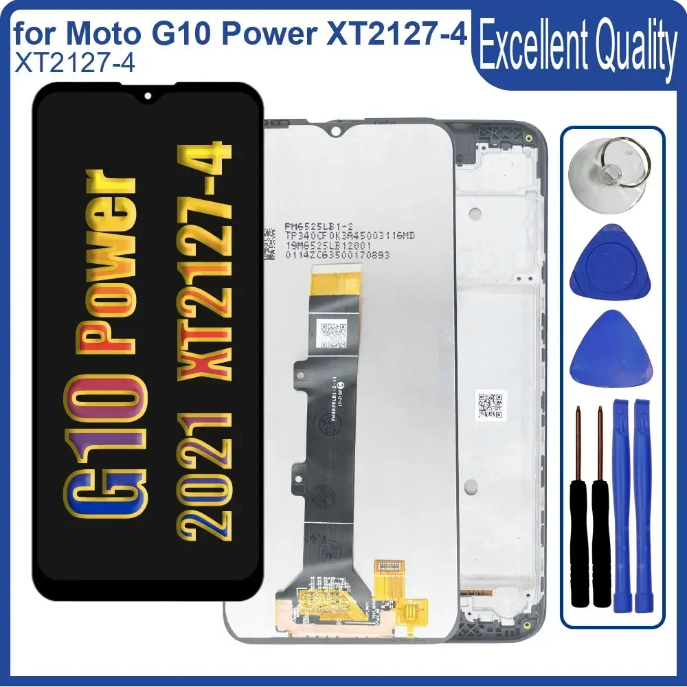 Tested LCD for Motorola Moto G10 Power XT2127-4 LCD Display Touch Screen Assembly Replacement for Moto G10 Power LCD With Frame
Tested LCD for Motorola Moto G10 Power XT2127-4 LCD Display Touch Screen Assembly Replacement for Moto G10 Power LCD With Frame