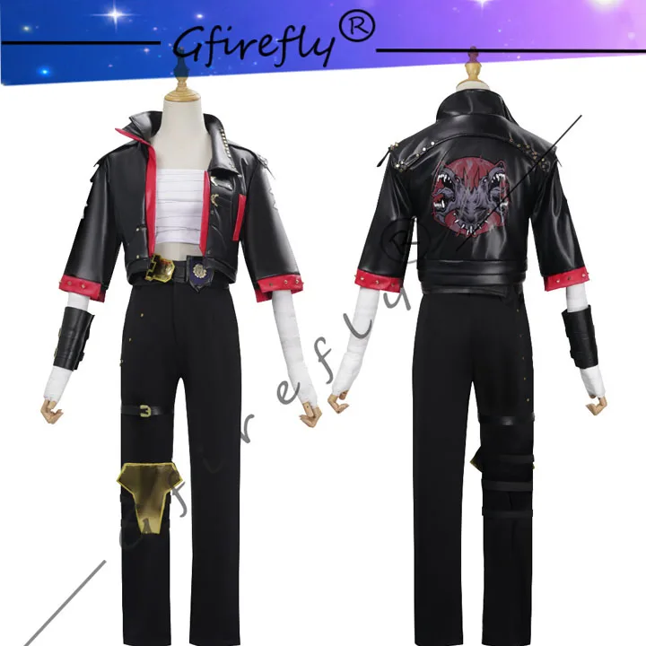 Arcane: Season 2 Vi game character costume black leather jacket cosplay party Halloween costume set LOL character same
Arcane: Season 2 Vi game character costume black leather jacket cosplay party Halloween costume set LOL character same
