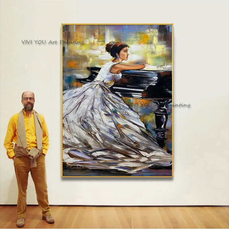 Handpainted Retro Elegant Sexy Lady Portrait Oil Painting Wall Art Picture for Living Room Decoration Canvas Painting
Handpainted Retro Elegant Sexy Lady Portrait Oil Painting Wall Art Picture for Living Room Decoration Canvas Painting