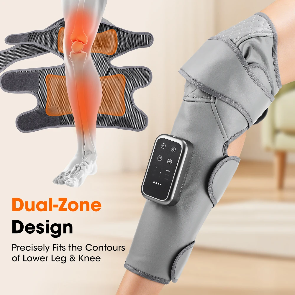 Портативный беспроводной массажер для коленей и икр с подогревом и воздушной компрессией 360° ° Повязка для расслабления мышц и суставов ног, а также для снятия холода с ног
Портативный беспроводной массажер для коленей и икр с подогревом и воздушной компрессией 360° ° Повязка для расслабления мышц и суставов ног, а также для снятия холода с ног