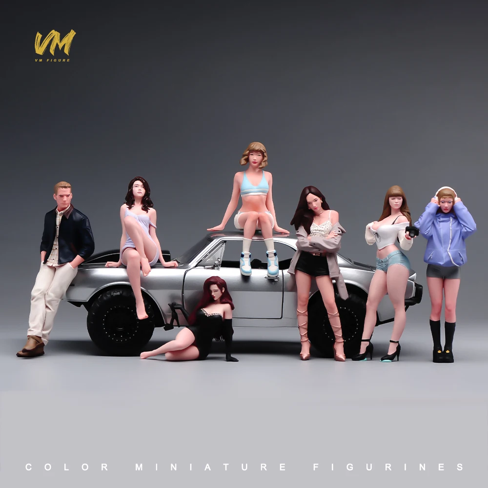Exquisite Painted 1/24 1/18 Beautiful Girl Male Sit Stand Female Car repairman Miniature Figures 3D Diorama Doll For Car Model
Exquisite Painted 1/24 1/18 Beautiful Girl Male Sit Stand Female Car repairman Miniature Figures 3D Diorama Doll For Car Model