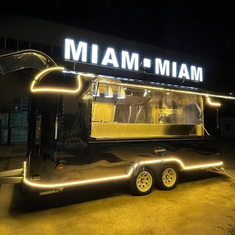 Fulai Mobile Food Truck Ice Cream Coffee Bar Fast Food Trailer Remolque De Comida Mobile Food Trailers Fully Equipped Kitchen 
Fulai Mobile Food Truck Ice Cream Coffee Bar Fast Food Trailer Remolque De Comida Mobile Food Trailers Fully Equipped Kitchen