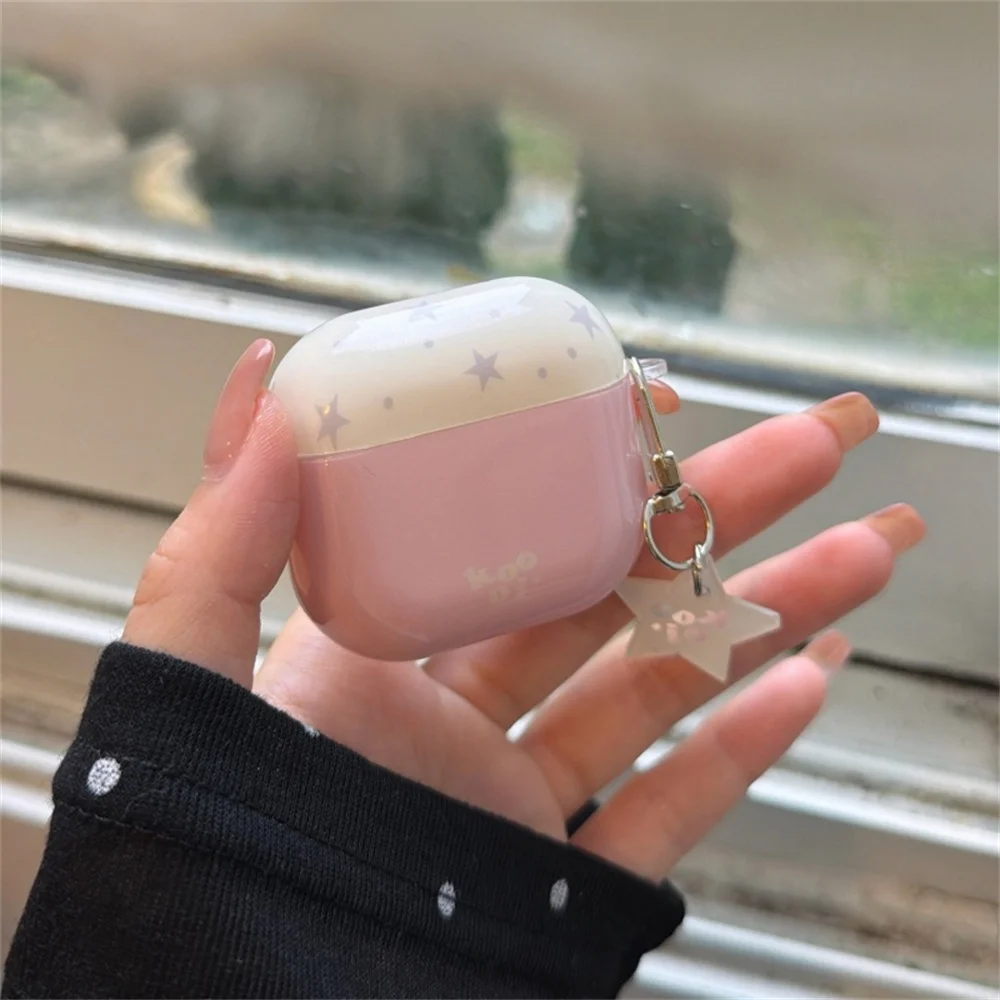 Korean Pink Cute Star Earphone Case For Apple Airpods 4 3 2 Pro 3 Cover with Pendant Silicone Headphone Cases Charging Protectiv
Korean Pink Cute Star Earphone Case For Apple Airpods 4 3 2 Pro 3 Cover with Pendant Silicone Headphone Cases Charging Protectiv